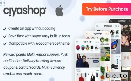 CiyaShop - Native iOS Application based on WooCommerce