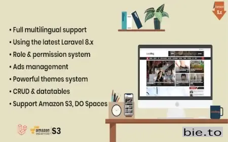 LaraMag - Laravel News & Magazine Multilingual System