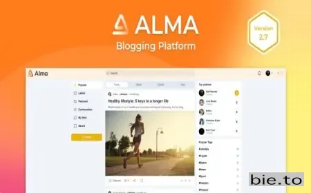 Alma - Blogging Platform