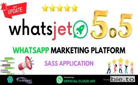 WhatsJet SaaS - A WhatsApp Marketing Platform with Bulk Sending, Campaigns, Chat Bots & CRM