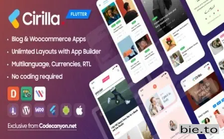 Cirilla - Multipurpose Flutter App For Wordpress & Woocommerce