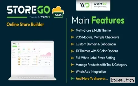 StoreGo SaaS - Online Store Builder