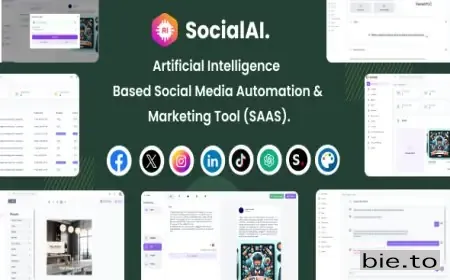 SocialAI- Artificial Intelligence Based Social Media Automation & Marketing Tool (SAAS)