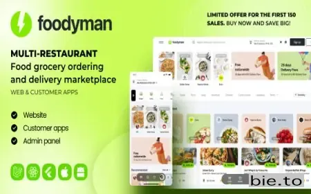 Foodyman - Multi-Restaurant Food and Grocery