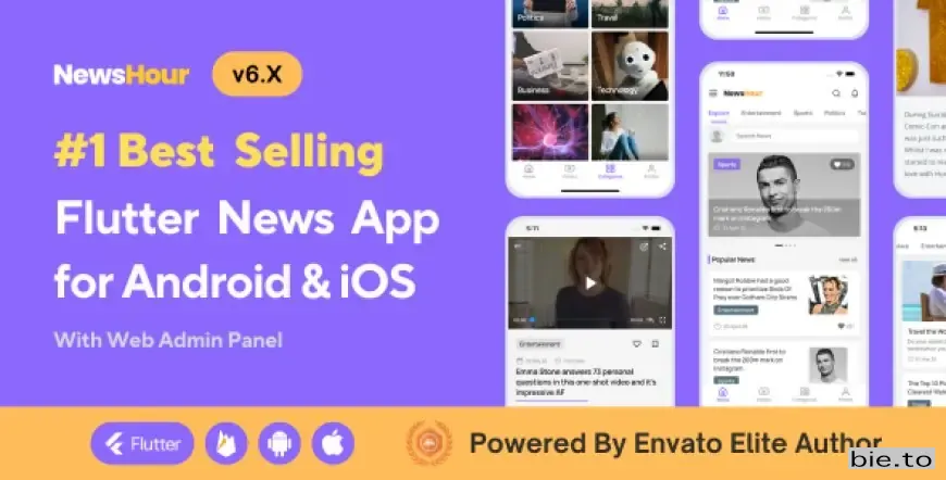 News Hour - Flutter News App for Android & iOS with Admin Panel v6.0.1