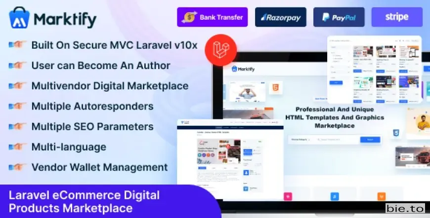 Marktify - Laravel eCommerce Digital Product Multivendor Marketplace v3.0