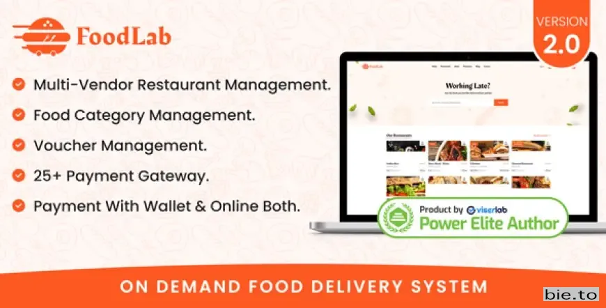 FoodLab- On demand Food Delivery System v2.0