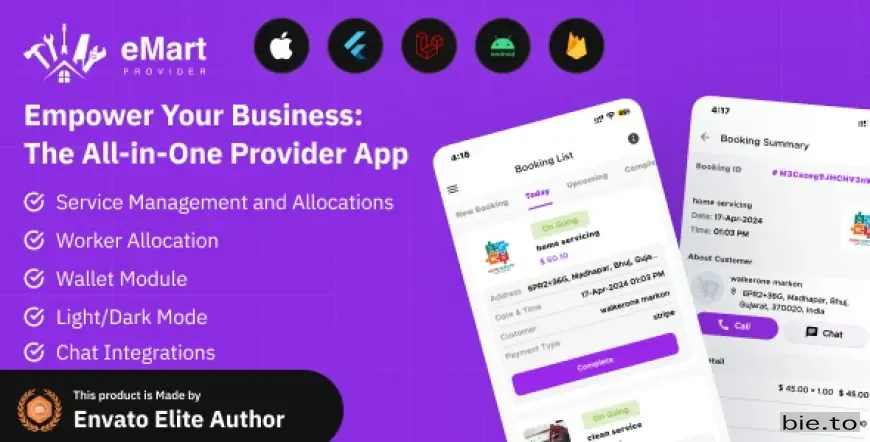 eMart - Service Provider app for On-Demand Service v2.0