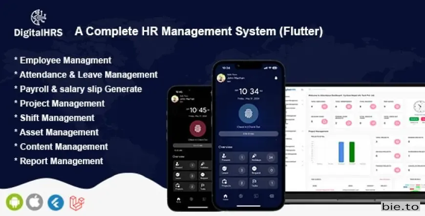 DigitalHR - A Complete HR Management System (Flutter) v18 September 2024