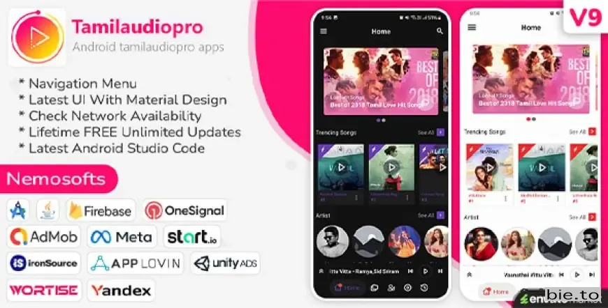 Tamilaudiopro - Online Music Streaming Apps v9.3 - Nulled