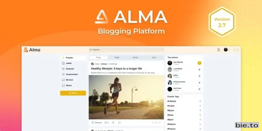 Alma - Blogging Platform v2.7