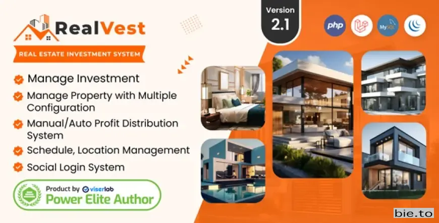 RealVest - Real Estate Investment System v2.1 - Nulled