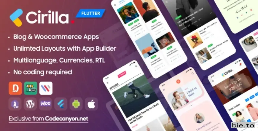 Cirilla - Multipurpose Flutter App For Wordpress & Woocommerce v4.1.3