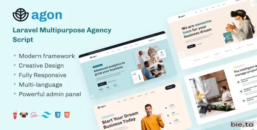 Agon - Laravel Multipurpose Agency Script v1.16.2 - Nulled