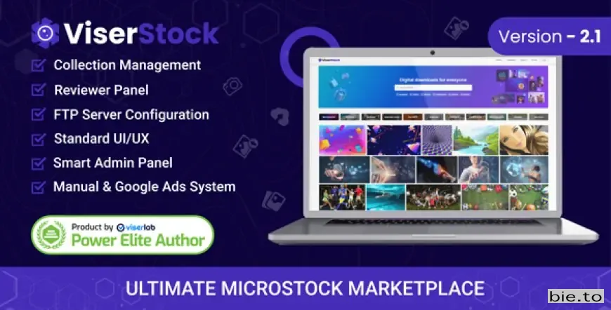 ViserStock - Ultimate Microstock Marketplace v2.1 - Nulled