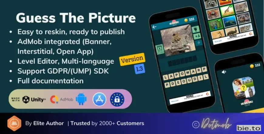 Guess The Picture (Unity Game + Android + iOS + AdMob) v1.3