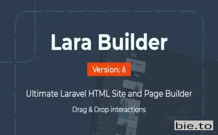 LaraBuilder - Laravel Drag&Drop SaaS HTML site builder