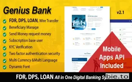 Genius Bank - All in One Digital Banking System