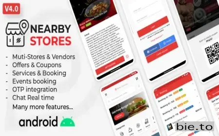 Nearby Stores Android - Offers & Coupons, Events, Restaurant, Services & Booking