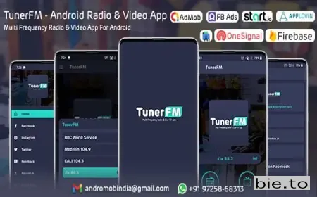 TunerFM - Android Radio & Live TV App (Multi Frequency)