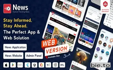 News - Flutter News App for Android & iOS with Admin Panel