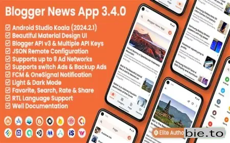 Blogger News App - Blogger API