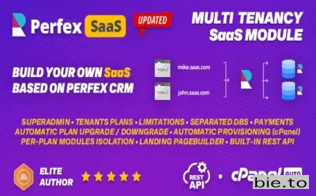 SaaS module for Perfex CRM - Multi Tenancy Support