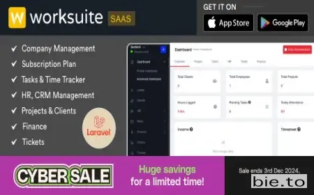 Worksuite Saas - HR, CRM and Project Management