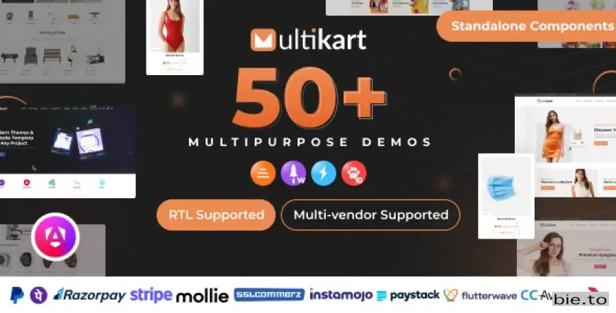 Multikart - Single or Multivendor eCommerce with Angular & Laravel REST API v1.1