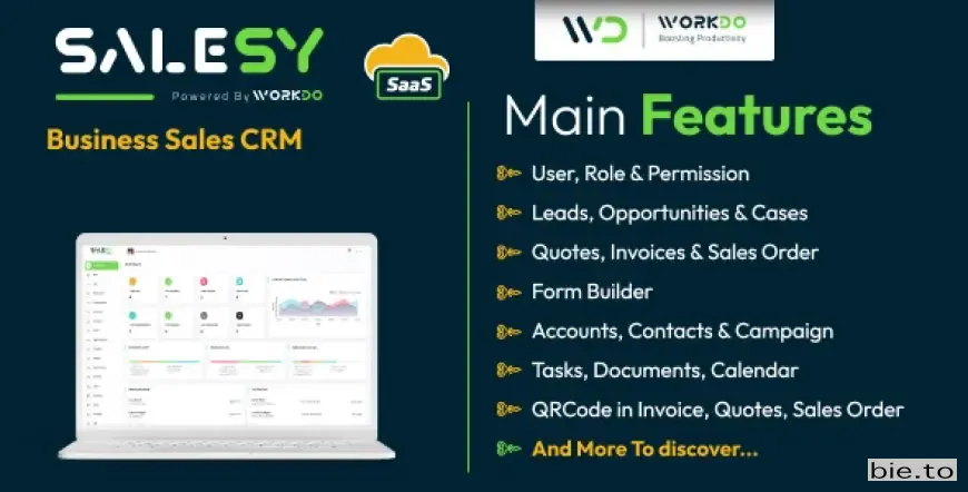 Salesy SaaS - Business Sales CRM v6.0 - Nulled