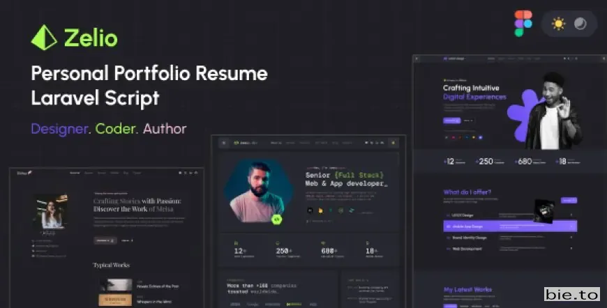 Zelio - Personal Portfolio Resume Laravel Script v1.0.1 - Nulled