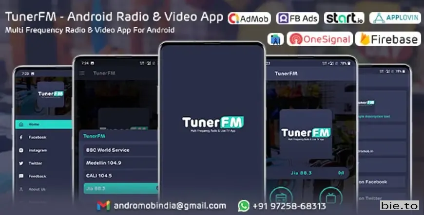 TunerFM - Android Radio & Live TV App (Multi Frequency) v1.0