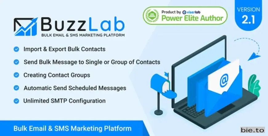 BuzzLab - Bulk Email And SMS Marketing Platform v2.1