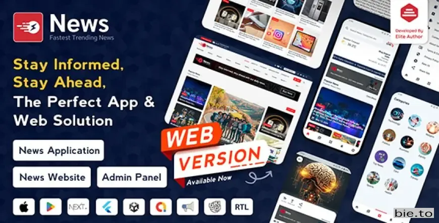 News - Flutter News App for Android & iOS with Admin Panel v3.1.8 - Nulled
