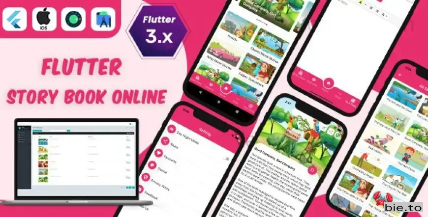 Flutter Story Book App with Admin panel | Flutter full source code | Ready to publish v25 October 2024