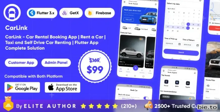 CarLink - Car Rental Booking App - Rent a Car - Taxi and Self Drive Car Renting - Complete Solution v1.2