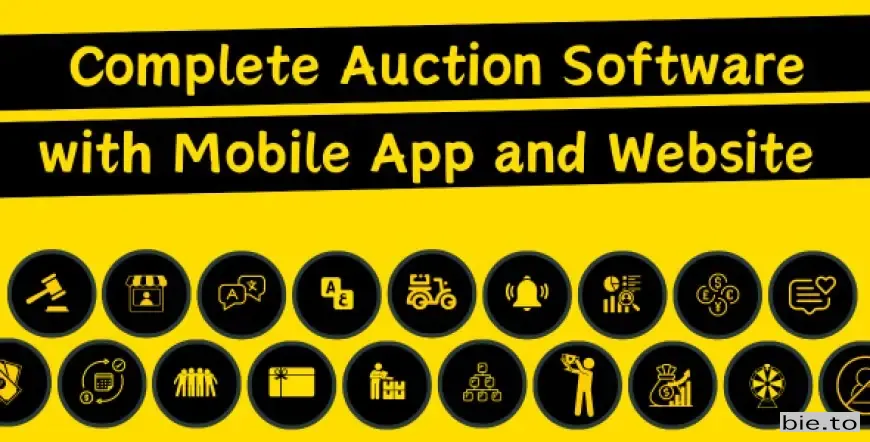 Complete Auction & Bidding Platform - All-in-One Auction for Your Auction Business & Auction House v4.9