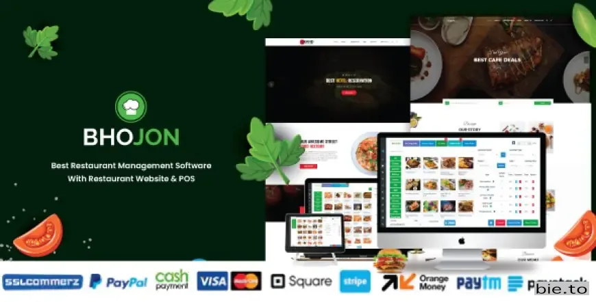 Bhojon - Best Restaurant Management Software with Restaurant Website v3.1 - Nulled