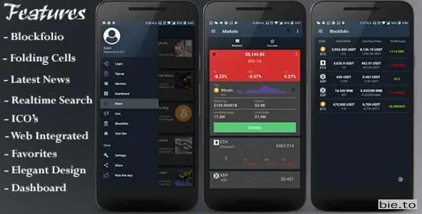 CCT - Crypto Currency Tracker Android App v2.0